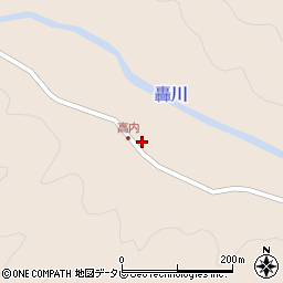 大分県中津市山国町槻木500周辺の地図