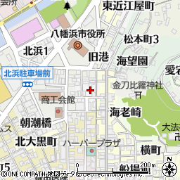 愛媛県八幡浜市港町周辺の地図