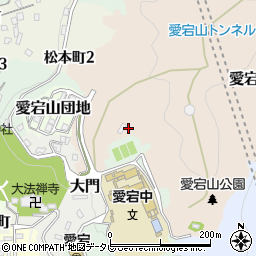 愛媛県八幡浜市愛宕山周辺の地図