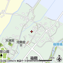 福岡県朝倉郡筑前町篠隈550-2周辺の地図