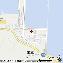 和歌山県南部栽培漁業センター周辺の地図