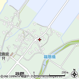 福岡県朝倉郡筑前町篠隈594周辺の地図