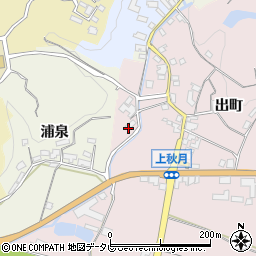福岡県朝倉市出町1462-3周辺の地図