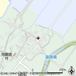 福岡県朝倉郡筑前町篠隈595周辺の地図