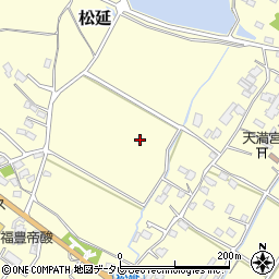 福岡県朝倉郡筑前町松延周辺の地図