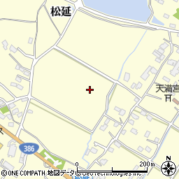 〒838-0224 福岡県朝倉郡筑前町松延の地図