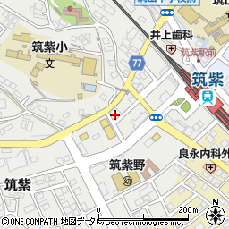ティアナ筑紫駅前周辺の地図