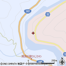 愛媛県大洲市肱川町山鳥坂518周辺の地図
