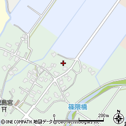 福岡県朝倉郡筑前町篠隈598-1周辺の地図