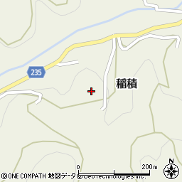 愛媛県大洲市稲積231周辺の地図