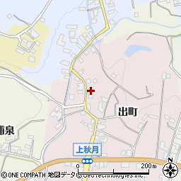 福岡県朝倉市出町1625-2周辺の地図