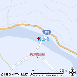長山橋周辺の地図