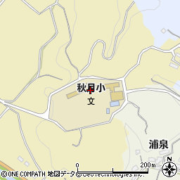 朝倉市立秋月小学校周辺の地図