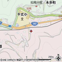愛媛県八幡浜市郷8周辺の地図