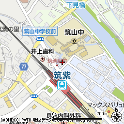 アメックス筑紫駅前周辺の地図