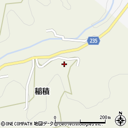 愛媛県大洲市稲積13周辺の地図