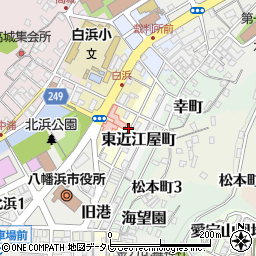 愛媛県八幡浜市西近江屋町周辺の地図