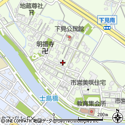 福岡県筑紫野市下見周辺の地図