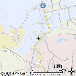 福岡県朝倉市秋月112周辺の地図