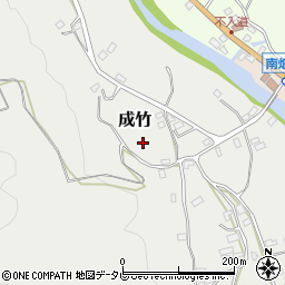 福岡県那珂川市成竹周辺の地図