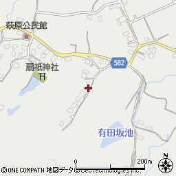 福岡県筑紫野市萩原466周辺の地図