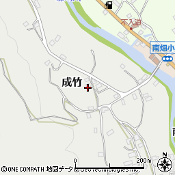 福岡県那珂川市成竹392-1周辺の地図