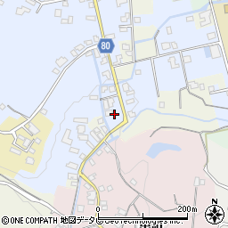 福岡県朝倉市秋月91-7周辺の地図