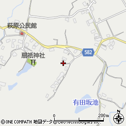 福岡県筑紫野市萩原500周辺の地図
