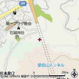 愛宕山トンネル周辺の地図
