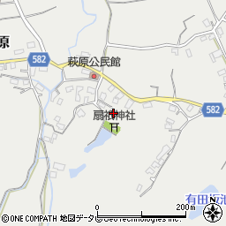 福岡県筑紫野市萩原699周辺の地図