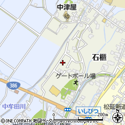 福岡県朝倉郡筑前町石櫃周辺の地図
