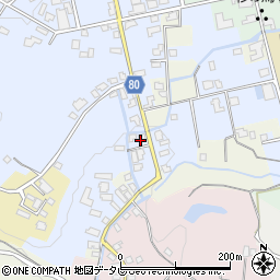 福岡県朝倉市秋月89周辺の地図