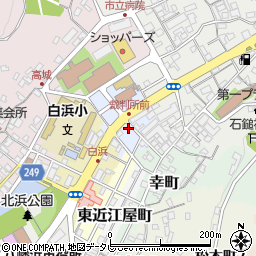 愛媛県八幡浜市裁判所通周辺の地図