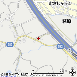 福岡県筑紫野市萩原44周辺の地図
