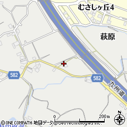 福岡県筑紫野市萩原45周辺の地図