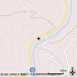 愛媛県大洲市肱川町山鳥坂1747周辺の地図