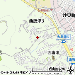 西唐津商店街振興組合周辺の地図