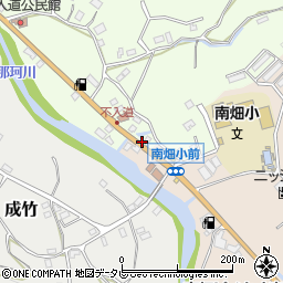 福岡県那珂川市不入道1-2周辺の地図