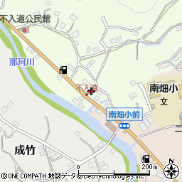福岡県那珂川市不入道268周辺の地図