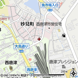 佐賀県唐津市妙見町7182-2周辺の地図