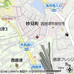 佐賀県唐津市妙見町7180周辺の地図
