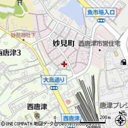 佐賀県唐津市妙見町7153周辺の地図