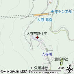 入寺市営住宅周辺の地図