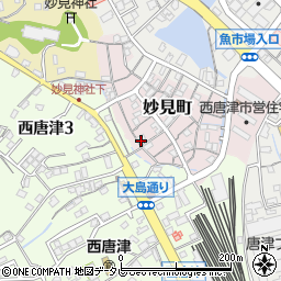 佐賀県唐津市妙見町7101周辺の地図