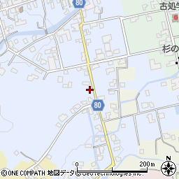 福岡県朝倉市秋月189周辺の地図