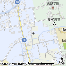 福岡県朝倉市秋月72-3周辺の地図