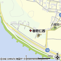高知県高知市春野町西畑1913周辺の地図