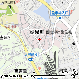 佐賀県唐津市妙見町7160周辺の地図