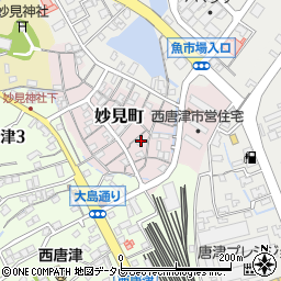 〒847-0863 佐賀県唐津市妙見町の地図