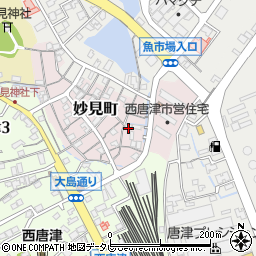 佐賀県唐津市妙見町7171-1周辺の地図